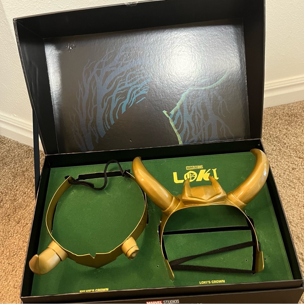 Limited Edition Loki and Sylvie Helmets from Disney TV Show